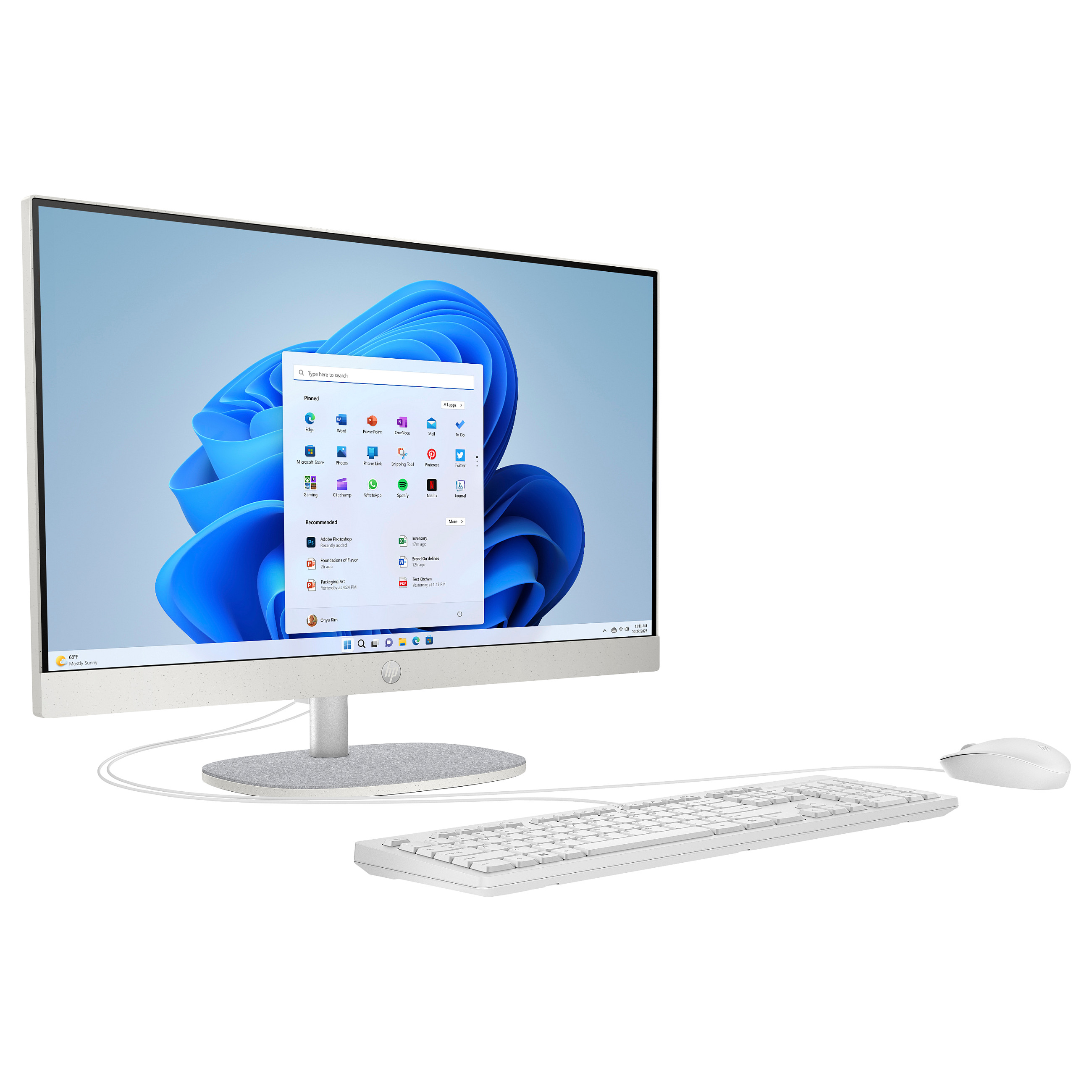 AIO računalo HP All-in-One 24-cr0103ng (23.8" IPS, FHD, Intel Core i5-1335U, 16GB, 512GB SSD, Intel Iris Xe Graphics, Windows 11 Home, bijelo)-14