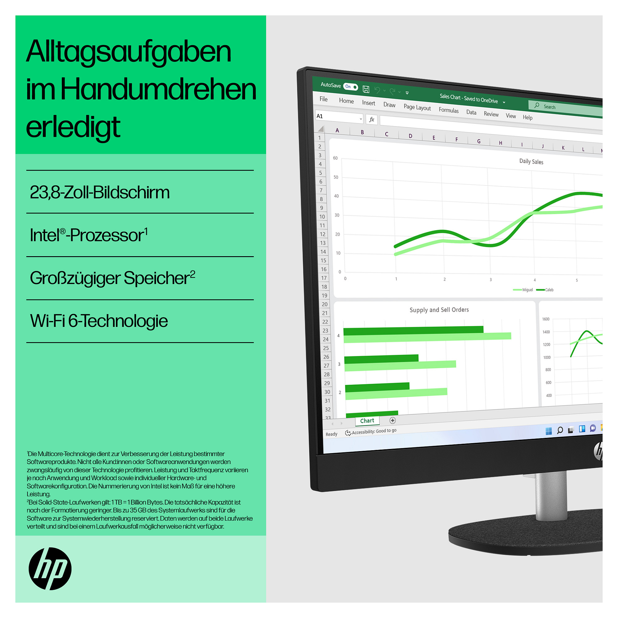 AIO računalo HP All-in-One 24-cr0103ng (23.8" IPS, FHD, Intel Core i5-1335U, 16GB, 512GB SSD, Intel Iris Xe Graphics, Windows 11 Home, bijelo)-3