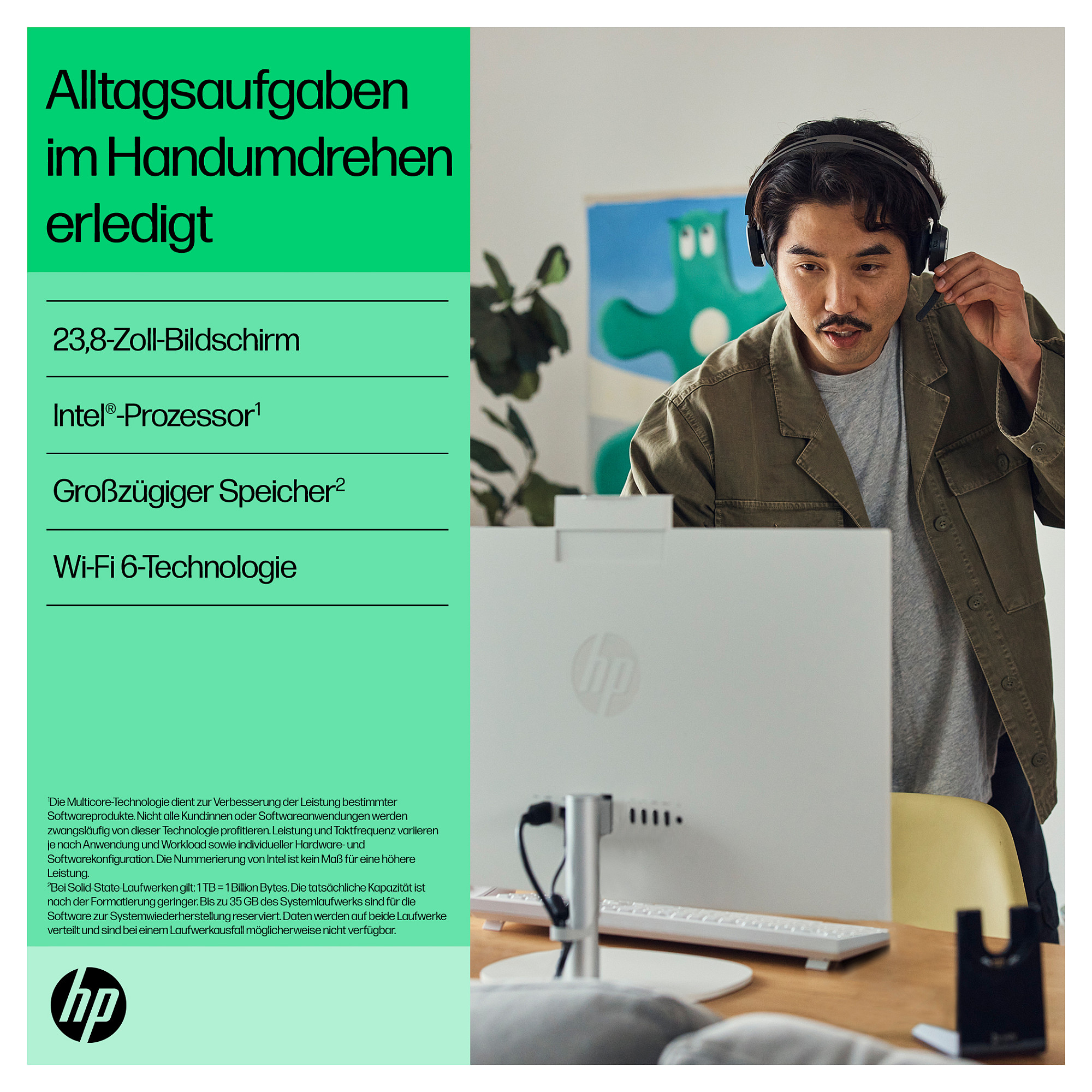 AIO računalo HP All-in-One 24-cr0103ng (23.8" IPS, FHD, Intel Core i5-1335U, 16GB, 512GB SSD, Intel Iris Xe Graphics, Windows 11 Home, bijelo)-8
