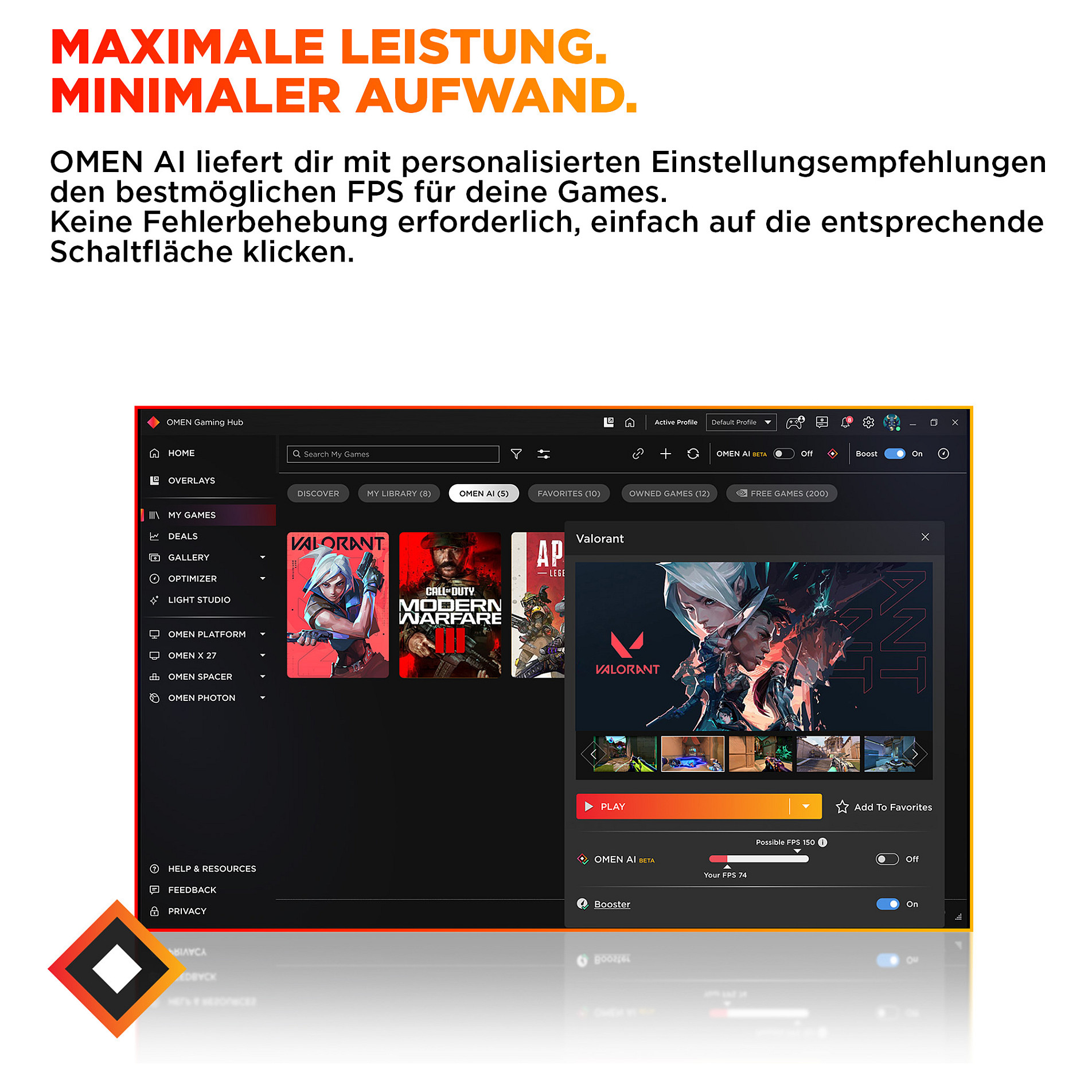 Desktop računalo HP OMEN TG03-0177ng (AMD Ryzen 7 8700F, 32GB RAM, 1TB SSD, NVIDIA GeForce RTX 5060 Ti, Windows 11 Home)-11
