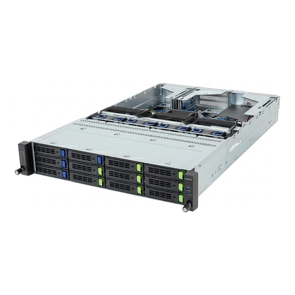 Server Gigabyte Barebone R263-Z35-AAF1 (Rev. 3.x) Rack Server 2U Single Sockel SP5 6NR263Z35DR000ACF1-0