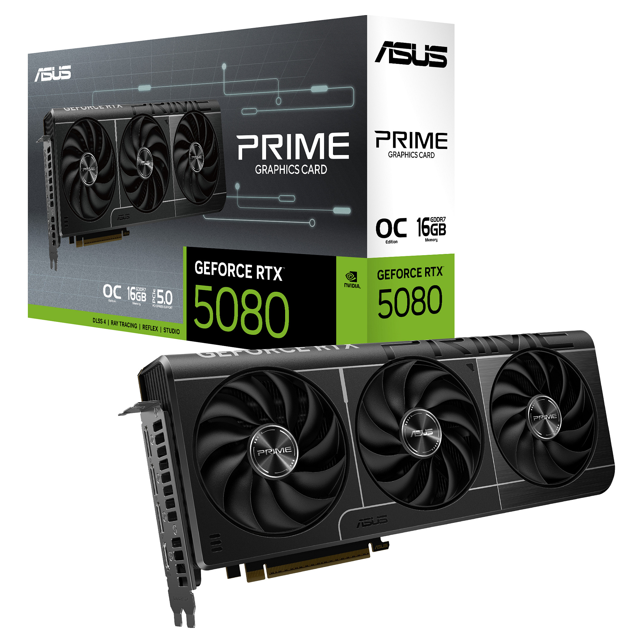 RTX 5080 16GB ASUS Prime EVO OC Edition GDDR7-14