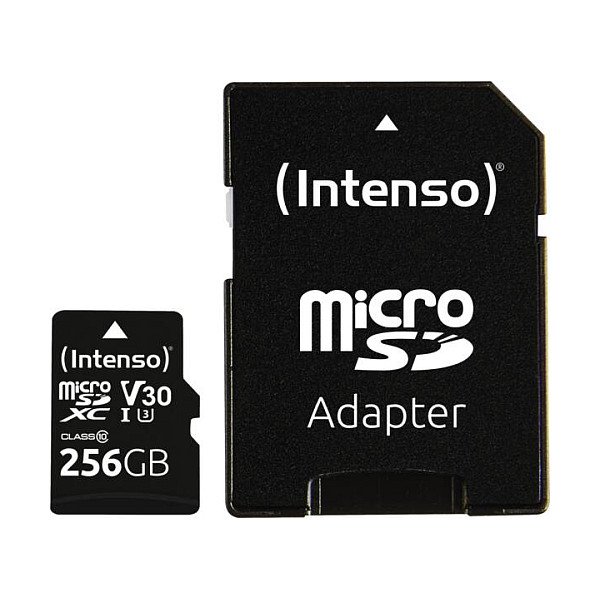 Memorijska kartica INTENSO Professional 256 GB microSDXC (UHS-I U3, Class 10)-1