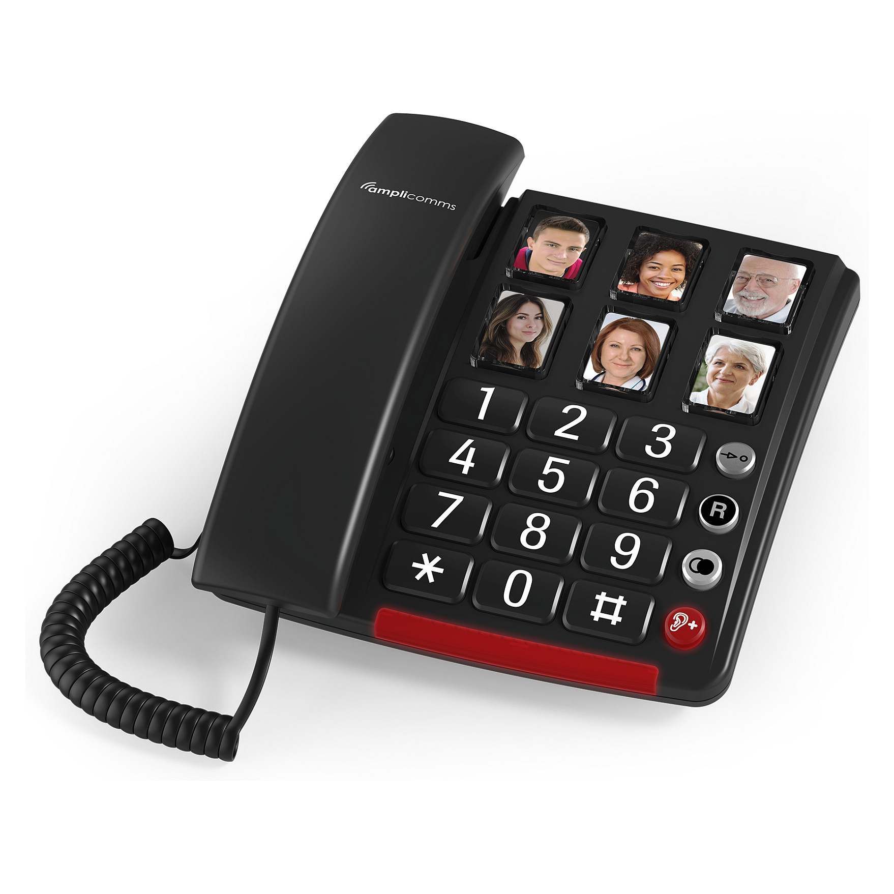amplicomms BigTel 40 plus Grotastentelefon/Fototasten-1
