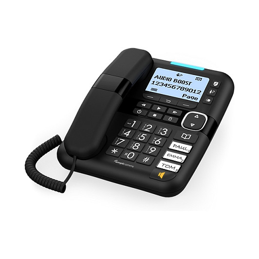 amplicomms BigTel 1580 schwarz Grosstastentelefon-2
