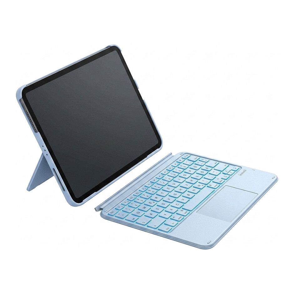 inateck Keyboard iPad 11"/10,9" QWERTZ RGB blue-0
