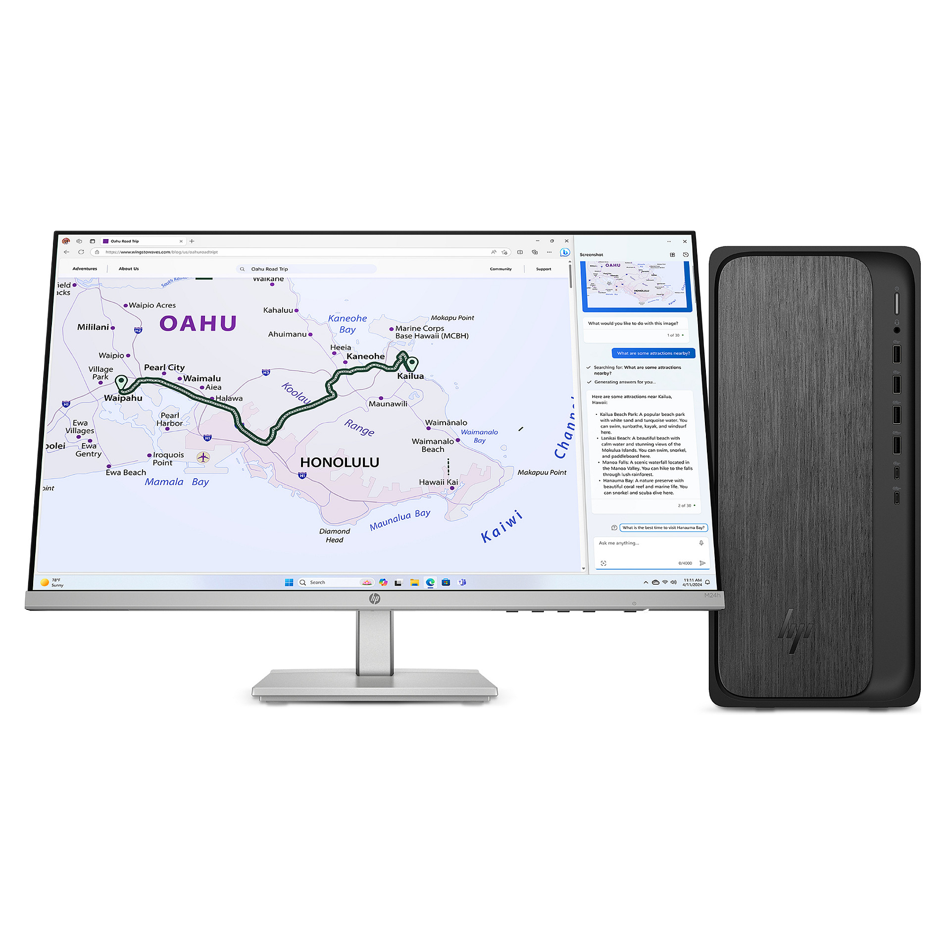 Desktop računalo HP Omnidesk M02-0153ng (AMD Ryzen 5 8500G, 16GB RAM, 512GB SSD, AMD Radeon Graphics, Windows 11 Home, Tower)-5