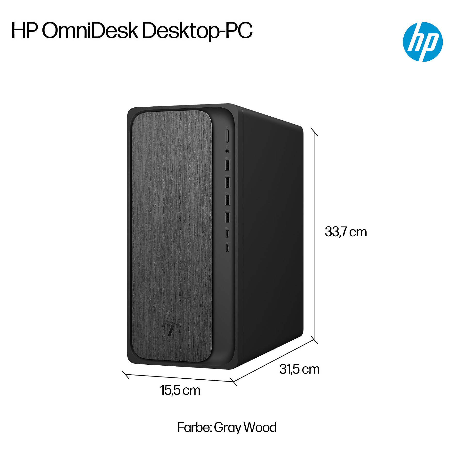 Desktop računalo HP Omnidesk M02-0153ng (AMD Ryzen 5 8500G, 16GB RAM, 512GB SSD, AMD Radeon Graphics, Windows 11 Home, Tower)-9