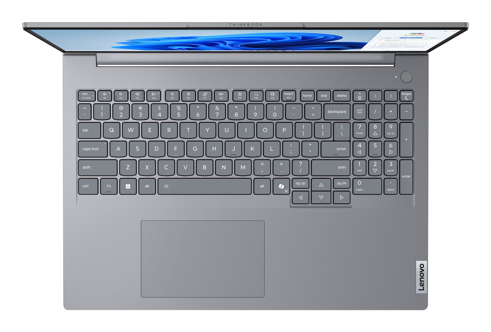 Laptop LENOVO ThinkBook 16 G8 IAL (16", WUXGA, Intel Core Ultra 5 135H, 16GB, 512GB SSD, Intel Arc Graphics, Windows 11 Pro, US tipkovnica, Siva)-4