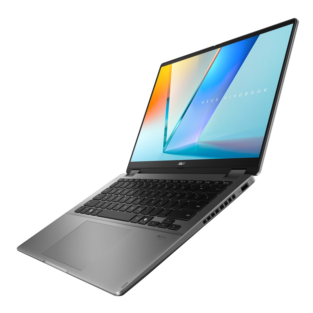 Laptop ASUS Vivobook 14 Flip TP3407SA-SG146W (14.0" Touch, WUXGA, Intel Core Ultra 5 226V, 16GB, 512GB SSD, Intel Arc Graphics, Windows 11, Non-HR tipkovnica, Siva)-1