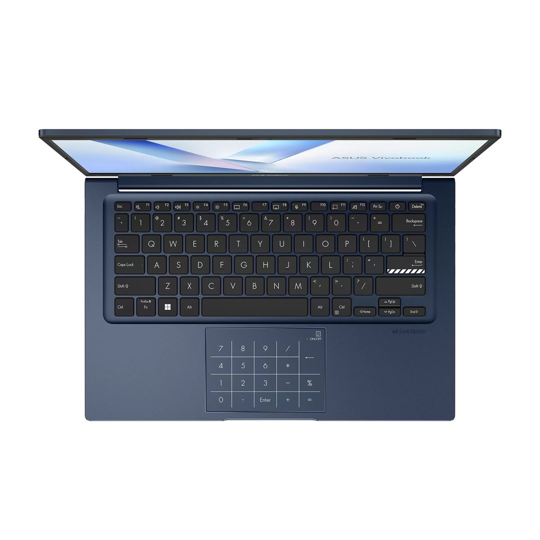 Laptop ASUS Vivobook 14 X1404VA-EB1619 (14.0", FHD, IPS, Intel Core 5 120U, 16GB, 512GB SSD, Intel Graphics, NoOS, Non-HR tipkovnica, Quiet Blue)-3
