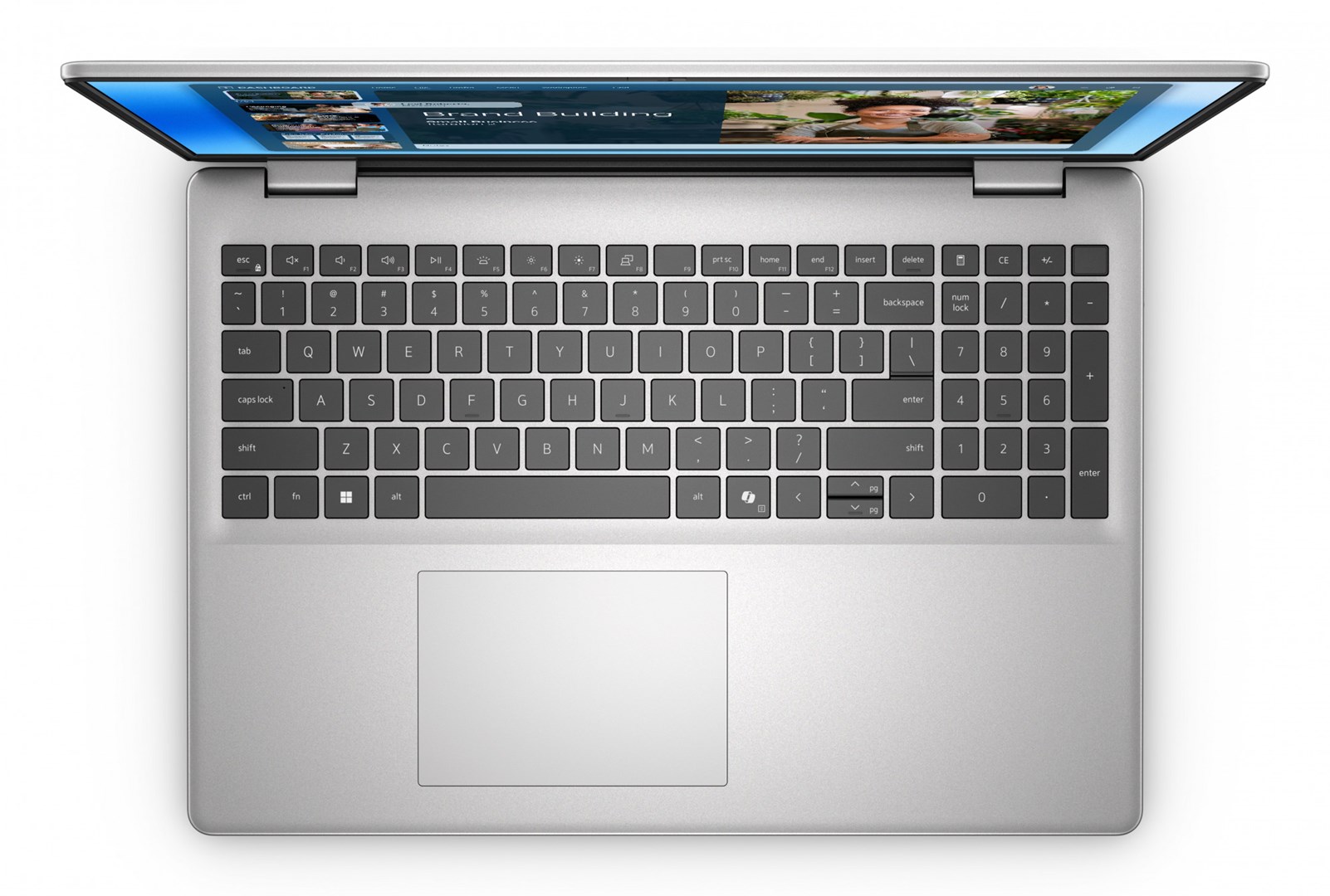 Laptop DELL Inspiron 16 (16.0", FHD+, Intel Core 7 150U, 16GB, 512GB SSD, Intel Graphics, Windows 11 Pro, Non-HR tipkovnica, Srebrna)-3