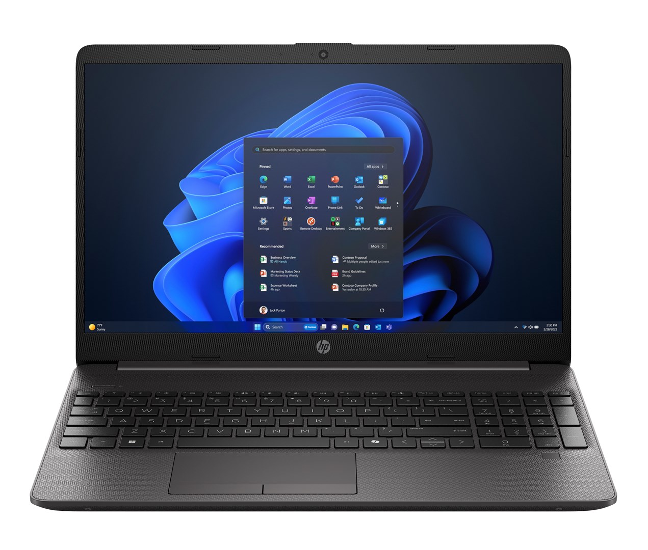 Notebook HP 250R G9 15,6"FHD/Core 5 120U/16GB/SSD512GB/Intel/11PR Dark Ash Silver 3Y