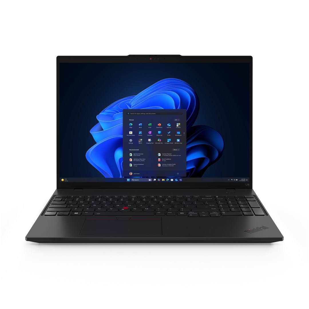 Lenovo ThinkPad L16 Gen 2 (AMD) Copilot+ PC AMD Ryzen™ AI 5 340 Laptop 40.6 cm (16") WUXGA 32 GB DDR5-SDRAM 512 GB SSD Wi-Fi 7 (802.11be) Windows 11 Pro English Black