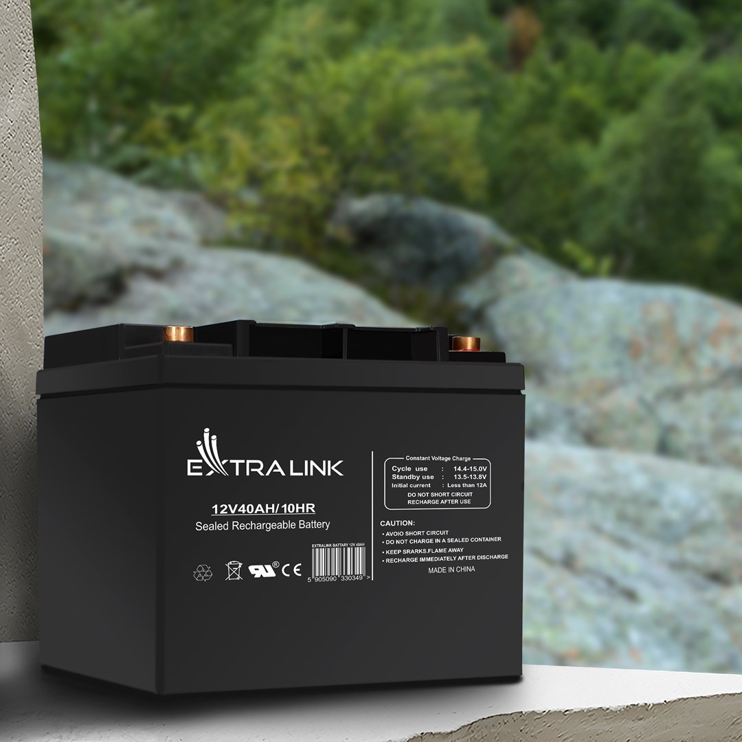 Extralink Accumulator AGM 12V 40Ah maintenance free-5