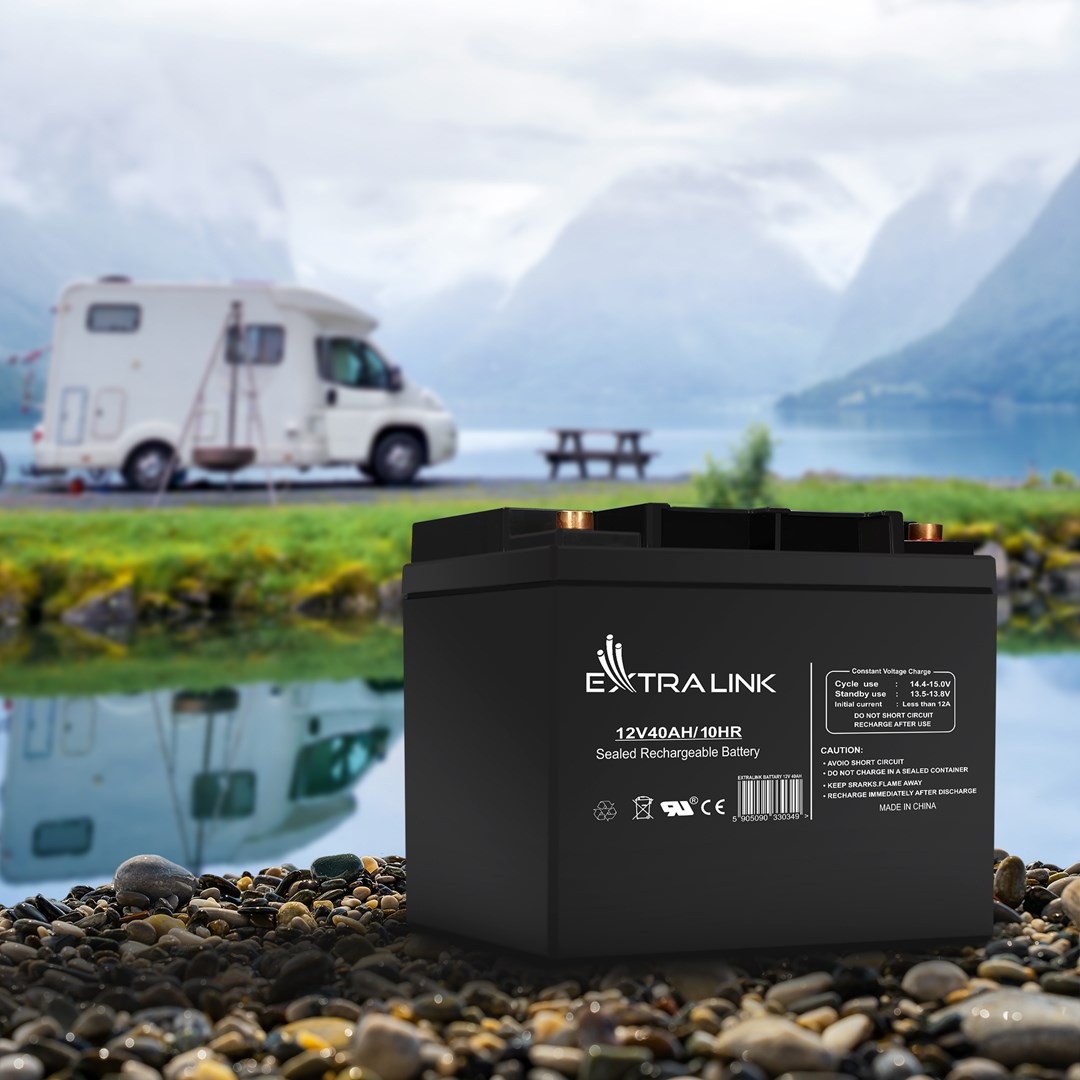 Extralink Accumulator AGM 12V 40Ah maintenance free-9