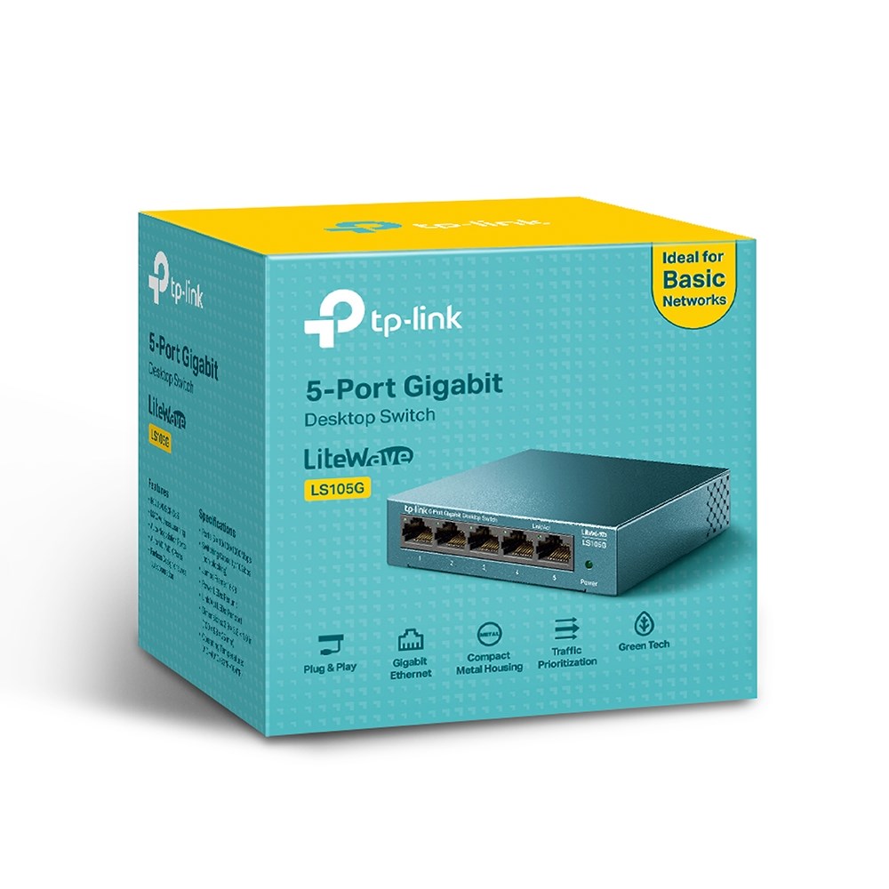 Mrežni switch TP-LINK LS1005G (5-portni, Gigabit)-2