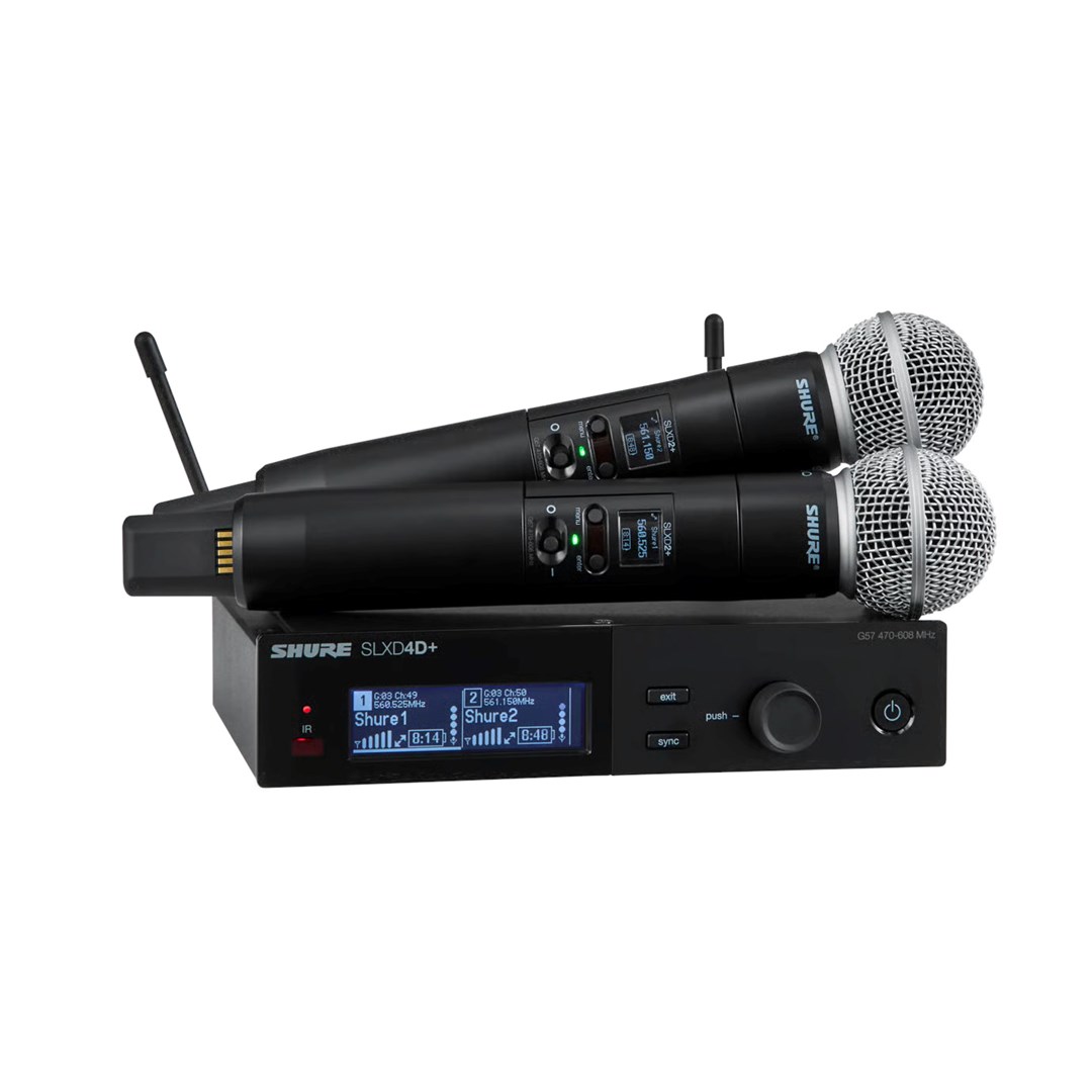 Dvostruki bežični mikrofonski sustav SHURE SLXD24D/SM58-0