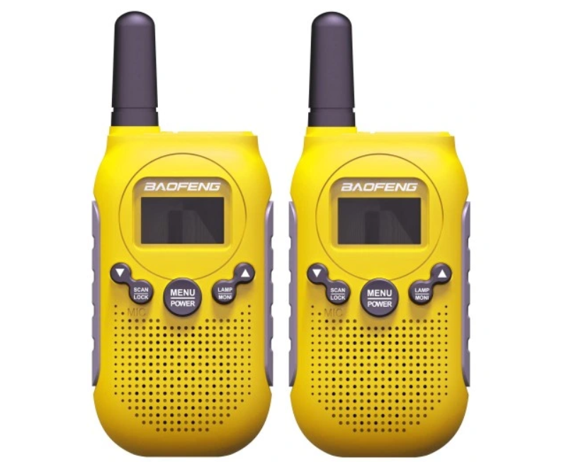 Walkie-Talkie set BAOFENG BF-T6 Panda, žuta boja-2