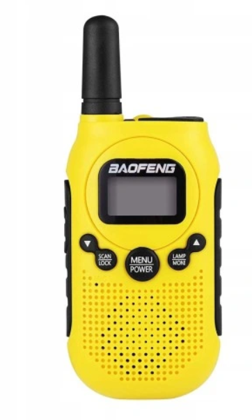 Walkie-Talkie set BAOFENG BF-T6 Panda, žuta boja-0