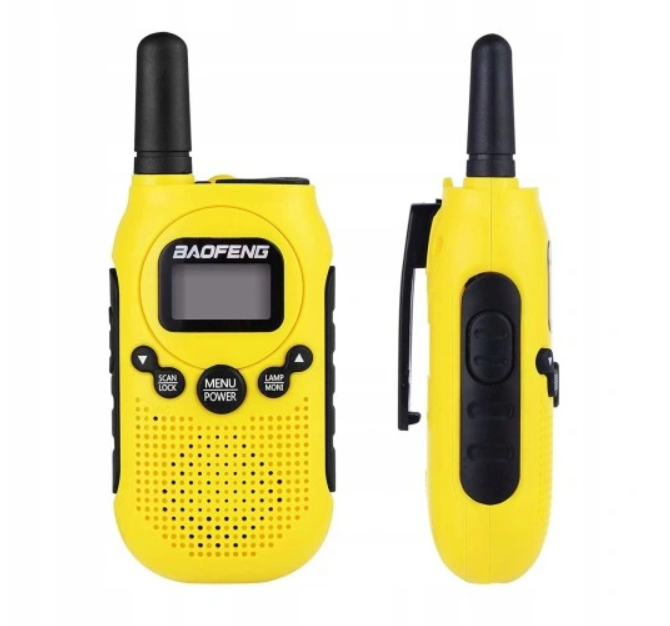 Walkie-Talkie set BAOFENG BF-T6 Panda, žuta boja-1