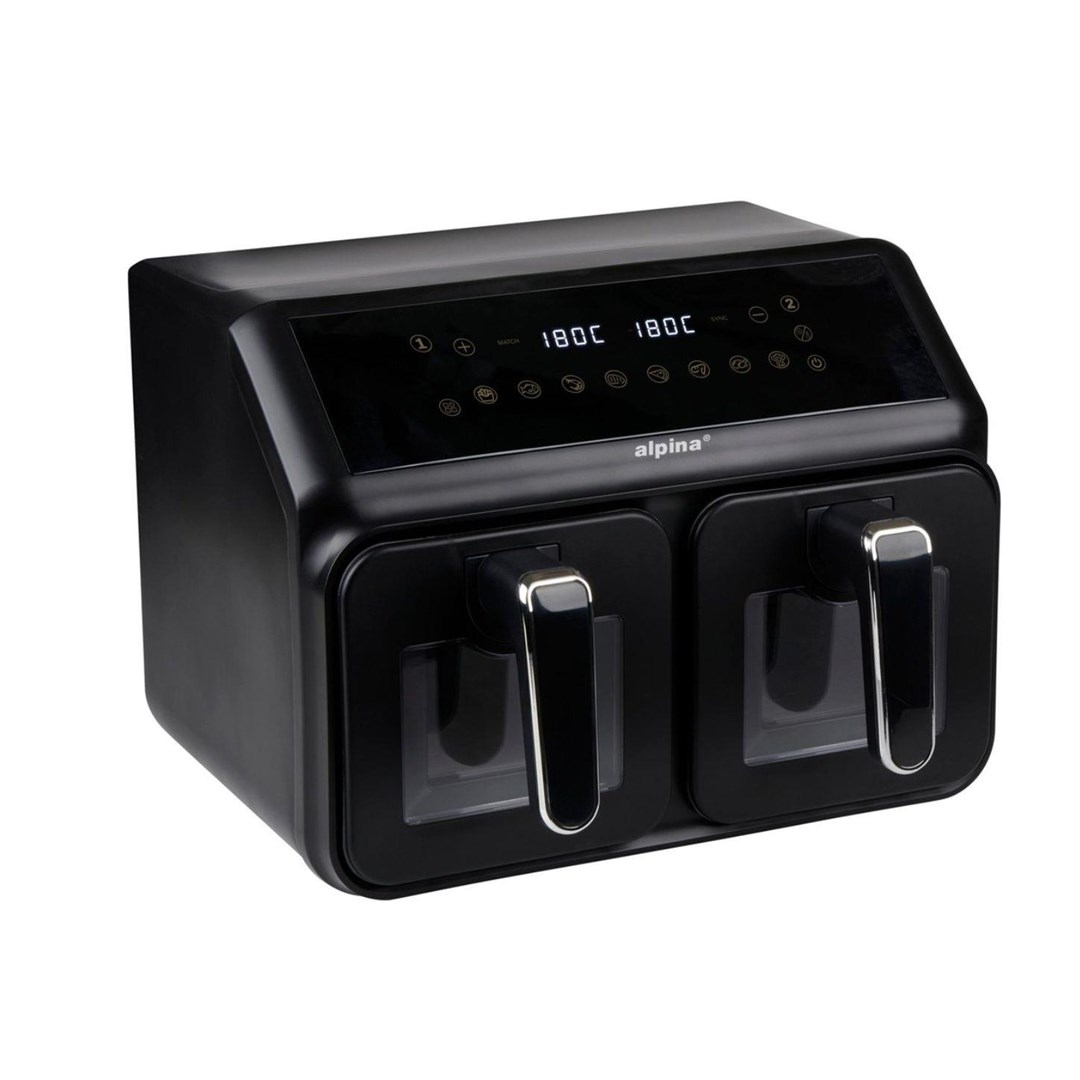 Friteza na vrući zrak ALPINA SF-8002 (2x4L, 2200W) crna boja