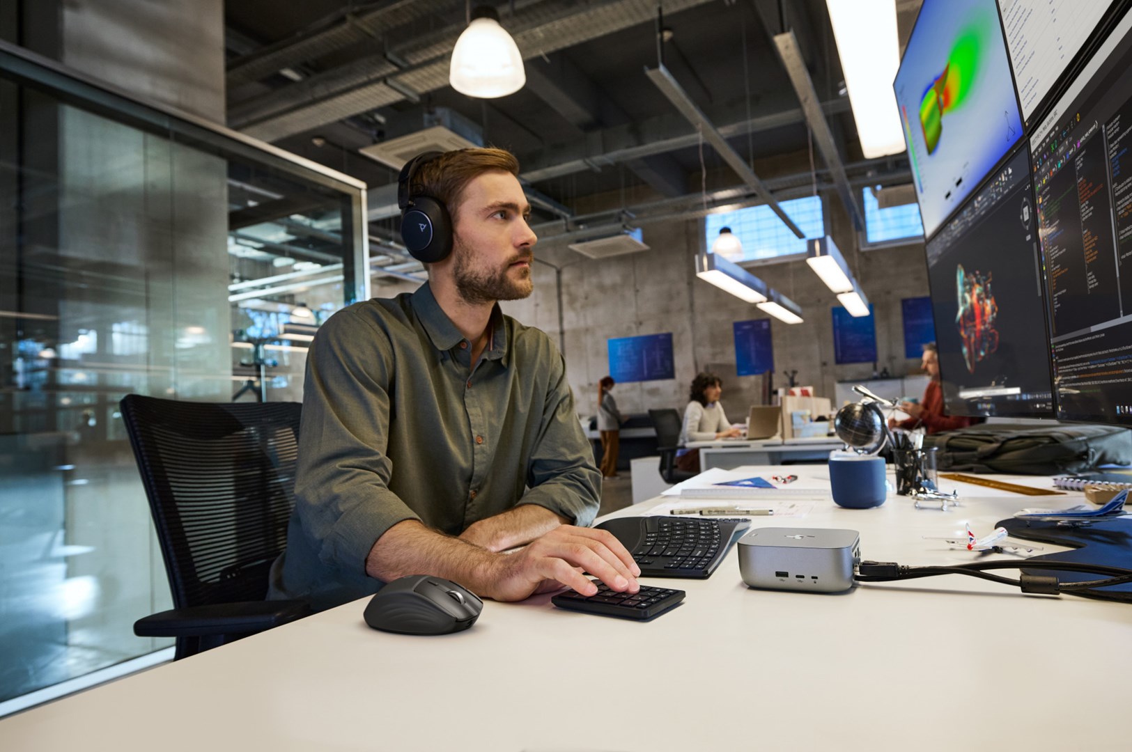 Bežični miš HP 780M Ultra-Fast-Scroll, crna boja-4