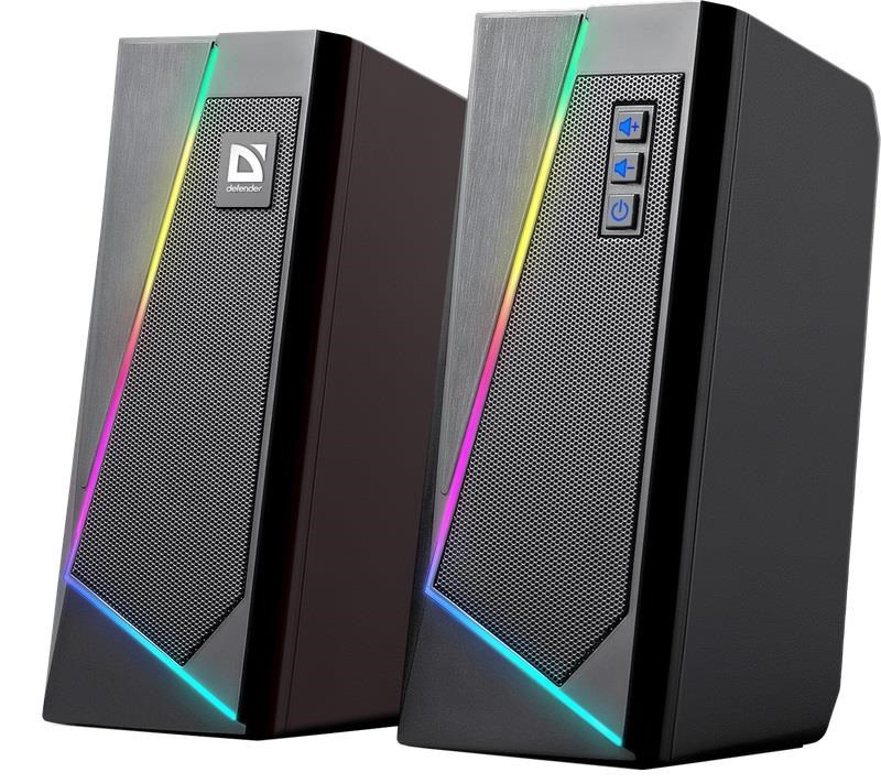 SPEAKERS DEFENDER SOLAR 3 2.0 BLUETOOTH 10W LED USB-3