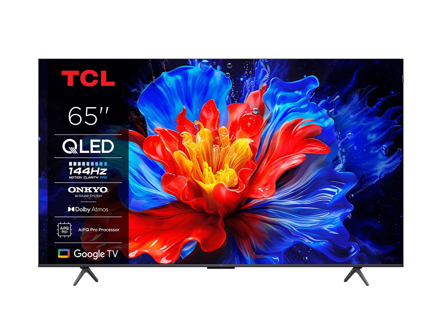 TV TCL 65P8K 65" (QLED 165 cm, 4K UHD, Google TV, HDR10+, DVB-T/T2/C/S/S2, metalik siva boja)-6