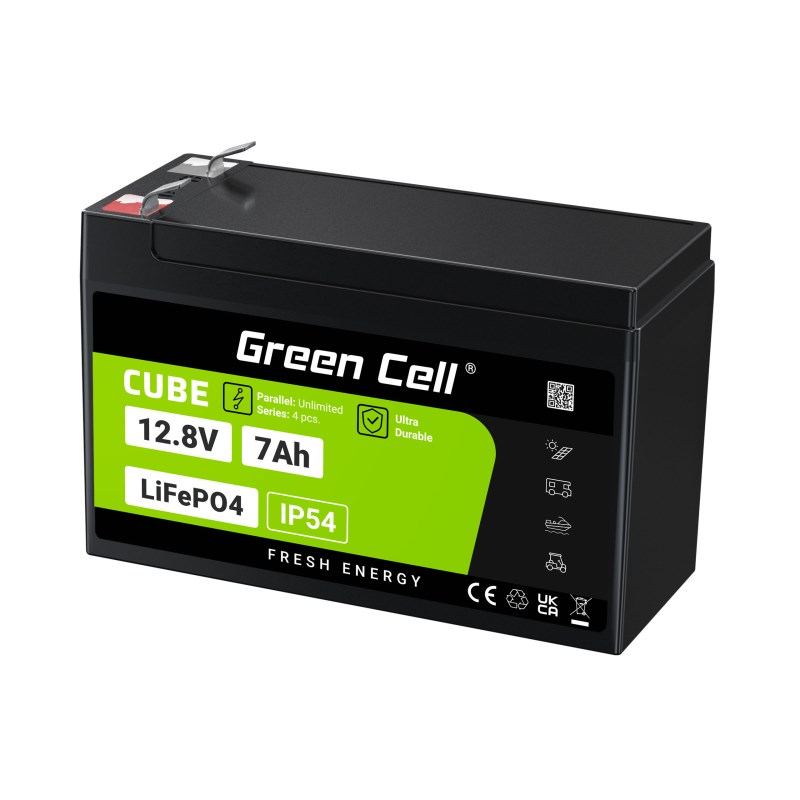 Green Cell LFPGC12V7AH UPS battery Lithium Iron Phosphate (LiFePO4) 12.8 V 7 Ah-22