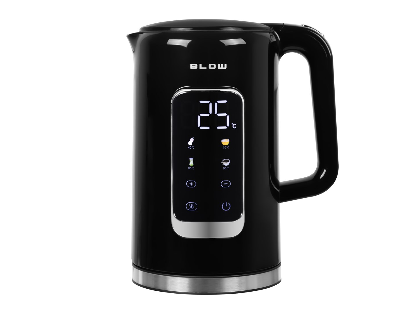 Pametno kuhalo za vodu BLOW BK-17PBT (1.7L, 2500W, Wi-Fi, Tuya) crna boja