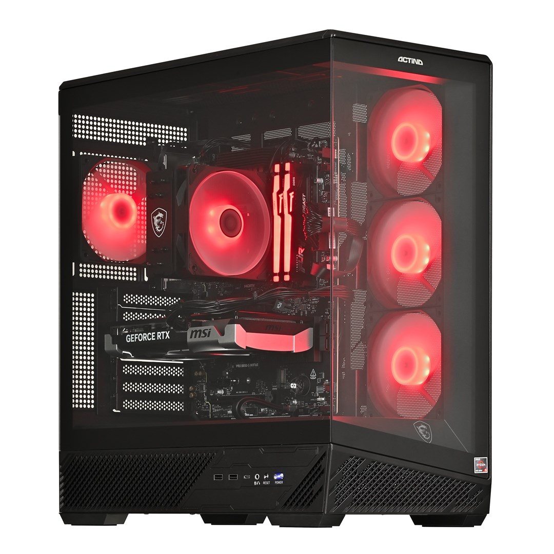 Actina 5901443446187 PC AMD Ryzen™ 5 7500F 16 GB DDR5-SDRAM 1 TB SSD NVIDIA GeForce RTX 5060 Ti Windows 11 Home Midi Tower Black-0