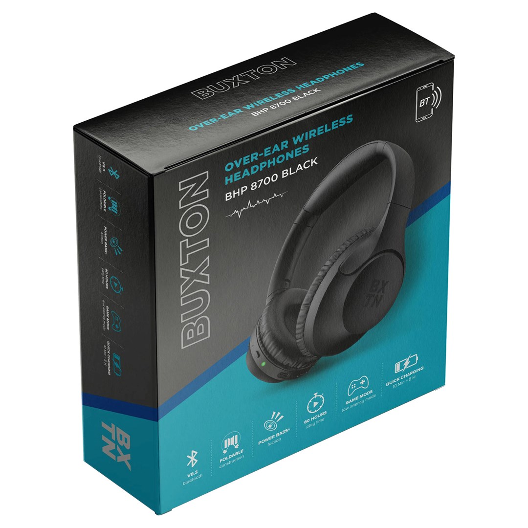 Slušalice BUXTON BHP 8700 (Bluetooth, ANC, mikrofon, 3.5 mm, do 60h, crne)-7