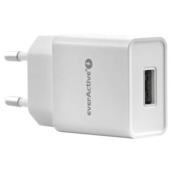 USB punjač EVERACTIVE SC-200 (1x USB-A, 2.4A, 12W) bijela boja-0