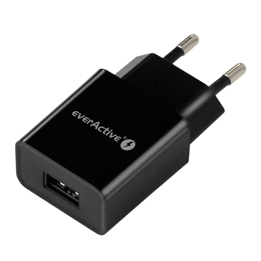 Mrežni punjač EVERACTIVE SC-200B 1x USB-A 2.4A crna boja-1