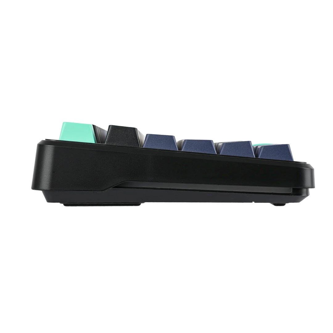 AULA Gasket F87 Pro Keyboard Black Cyan Blue GrayWoodV4 RGB-3