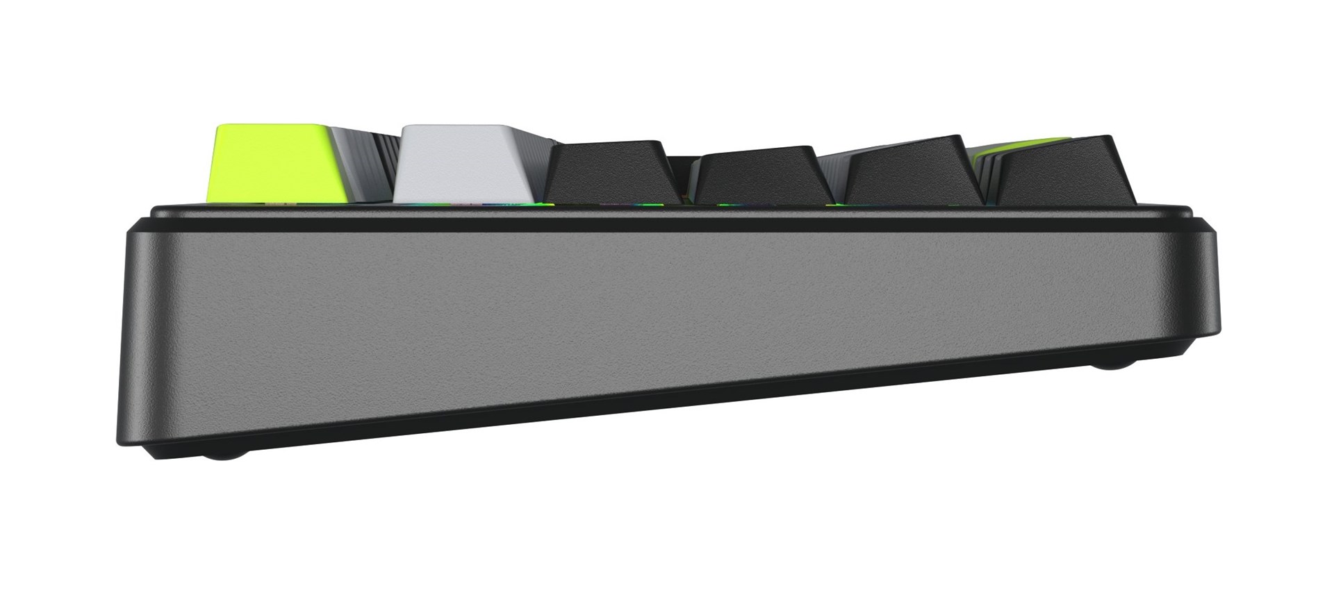 F99 Pro Black+Grey+Green GrayWood RGB AULA gasket keyboard-4