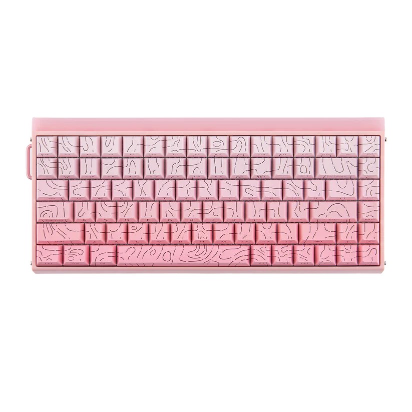 HERO84 HE PINK+Gradient+Contour Dragon King RGB AULA gasket keyboard-6