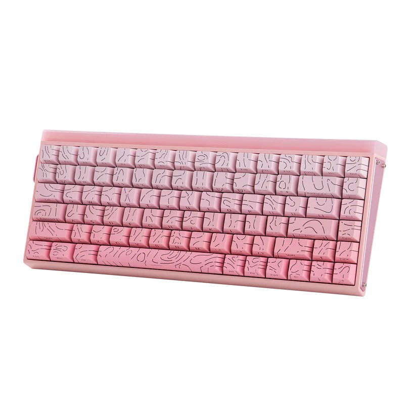 HERO84 HE PINK+Gradient+Contour Dragon King RGB AULA gasket keyboard-1