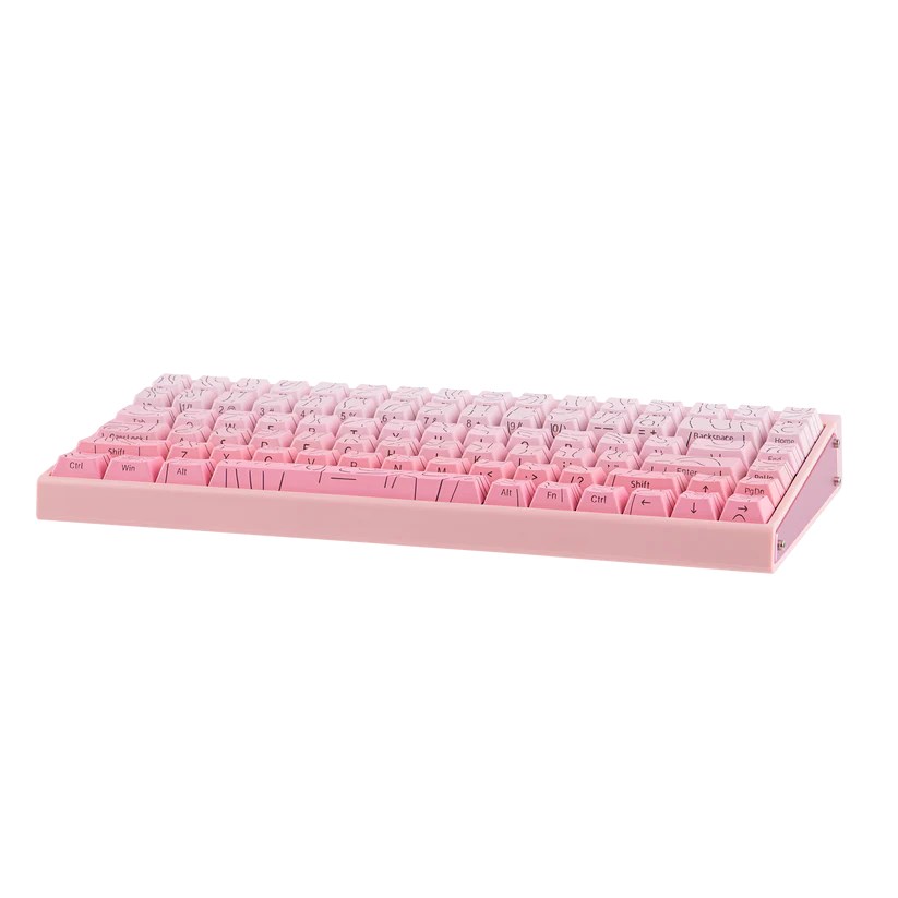 HERO84 HE PINK+Gradient+Contour Dragon King RGB AULA gasket keyboard-3