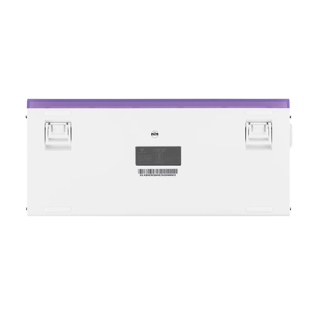 HERO84 HE White+Purple+Gradient+LIGHT JadeKing RGB AULA gasket keyboard-0