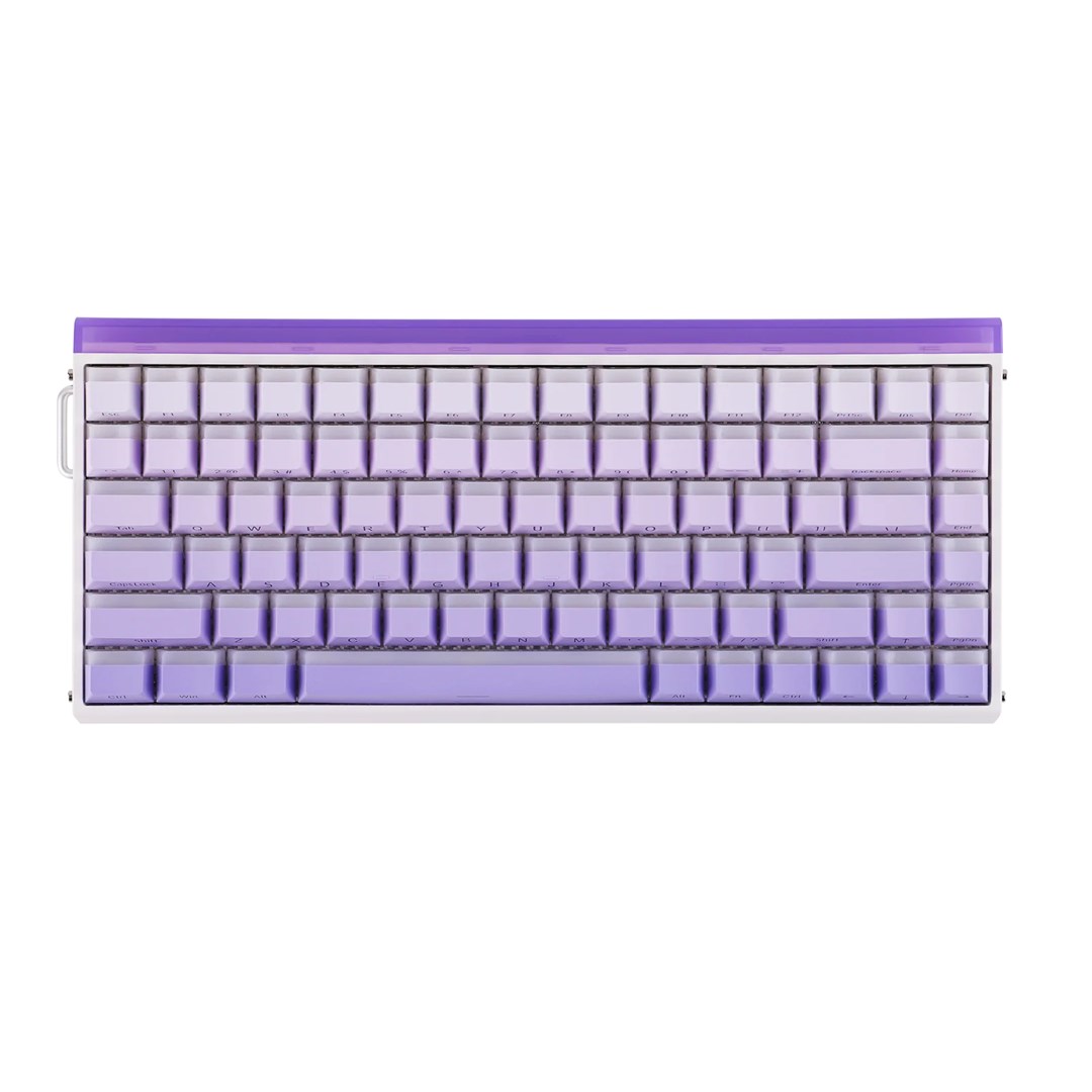 HERO84 HE White+Purple+Gradient+LIGHT JadeKing RGB AULA gasket keyboard-6