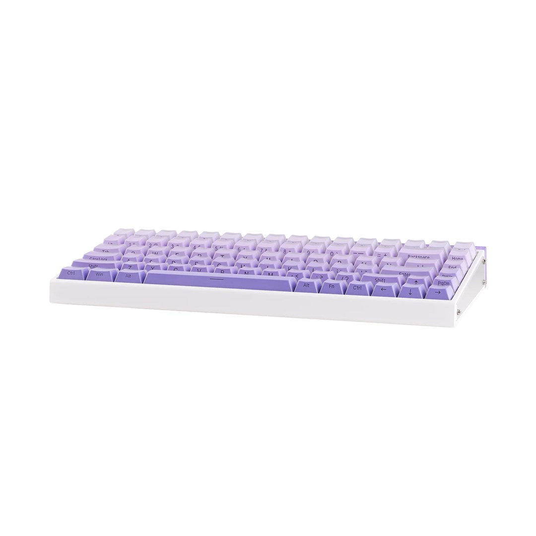 HERO84 HE White+Purple+Gradient+LIGHT JadeKing RGB AULA gasket keyboard-9