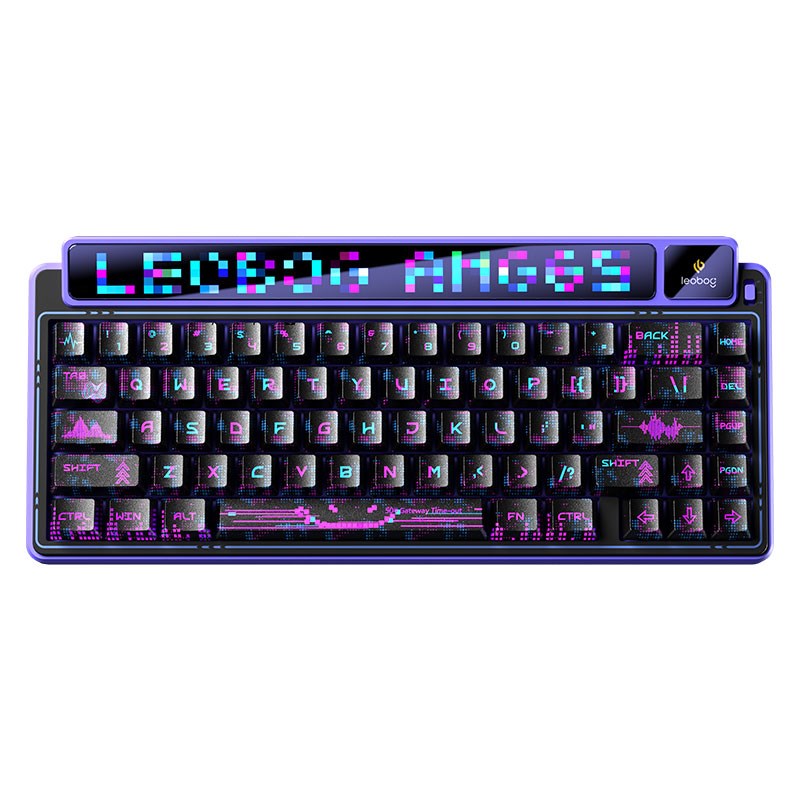 AULA Gasket AMG65 Purple LightFeather RGB Keyboard-0