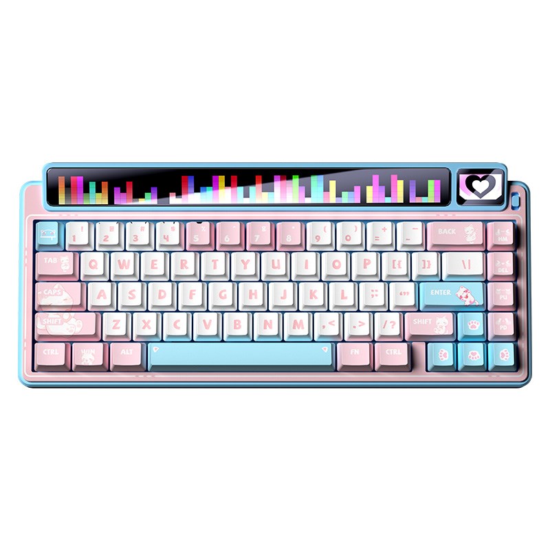 AULA Gasket AMG65 Blue LightFeather RGB Keyboard-0
