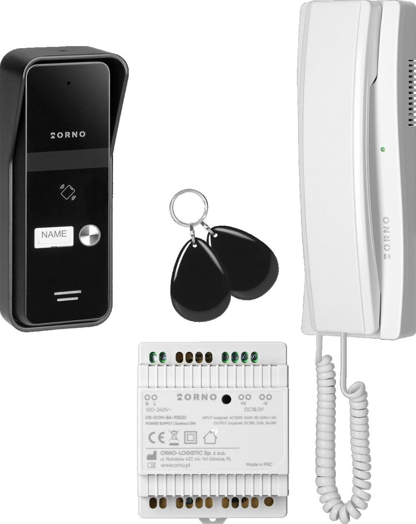 Intercom ORNO OR-DOM-BA-935ZD/W 2-wire-0