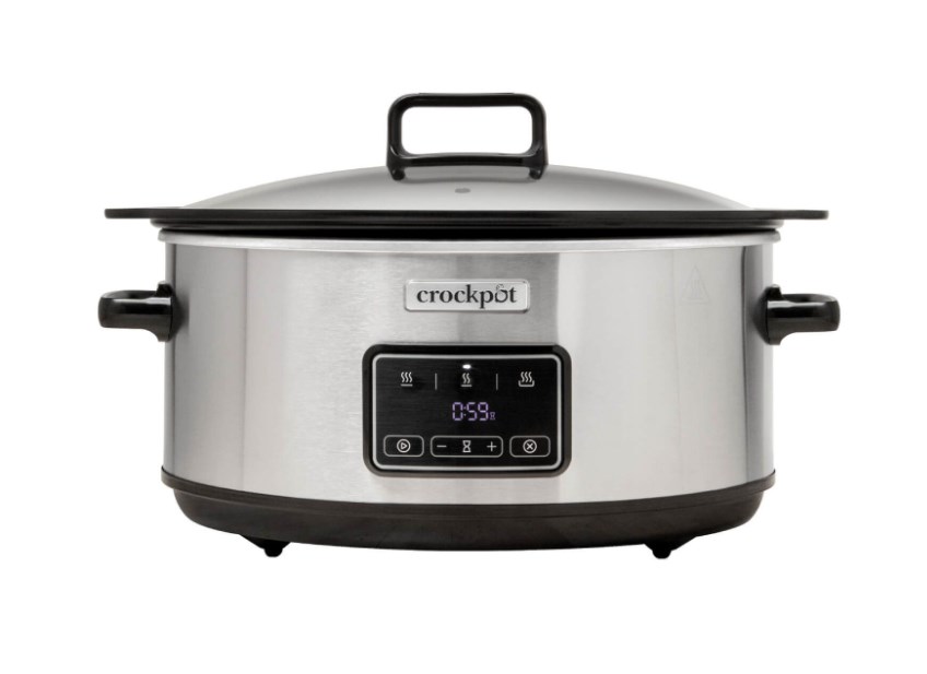 Digitalno kuhalo za sporo kuhanje CROCK-POT CSC112X (6.5L, srebrna boja)-0
