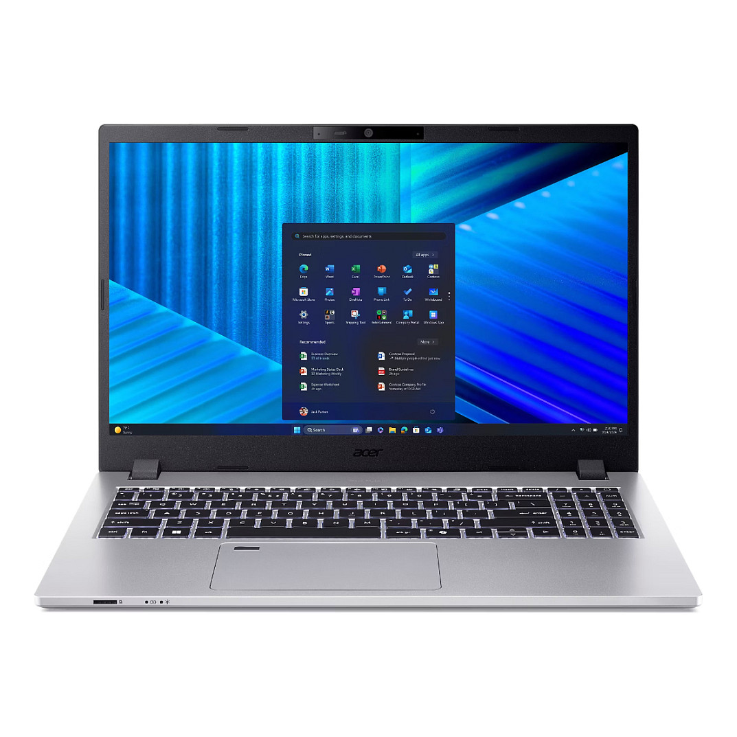 Laptop ACER TravelMate P2 TMP215-75-G2-TCO-523G (15.6", FHD, Intel Core Ultra 5 125H, 16GB, 512GB SSD, Intel Arc Graphics, Windows 11 Pro, Non-HR tipkovnica, Srebrna)-0