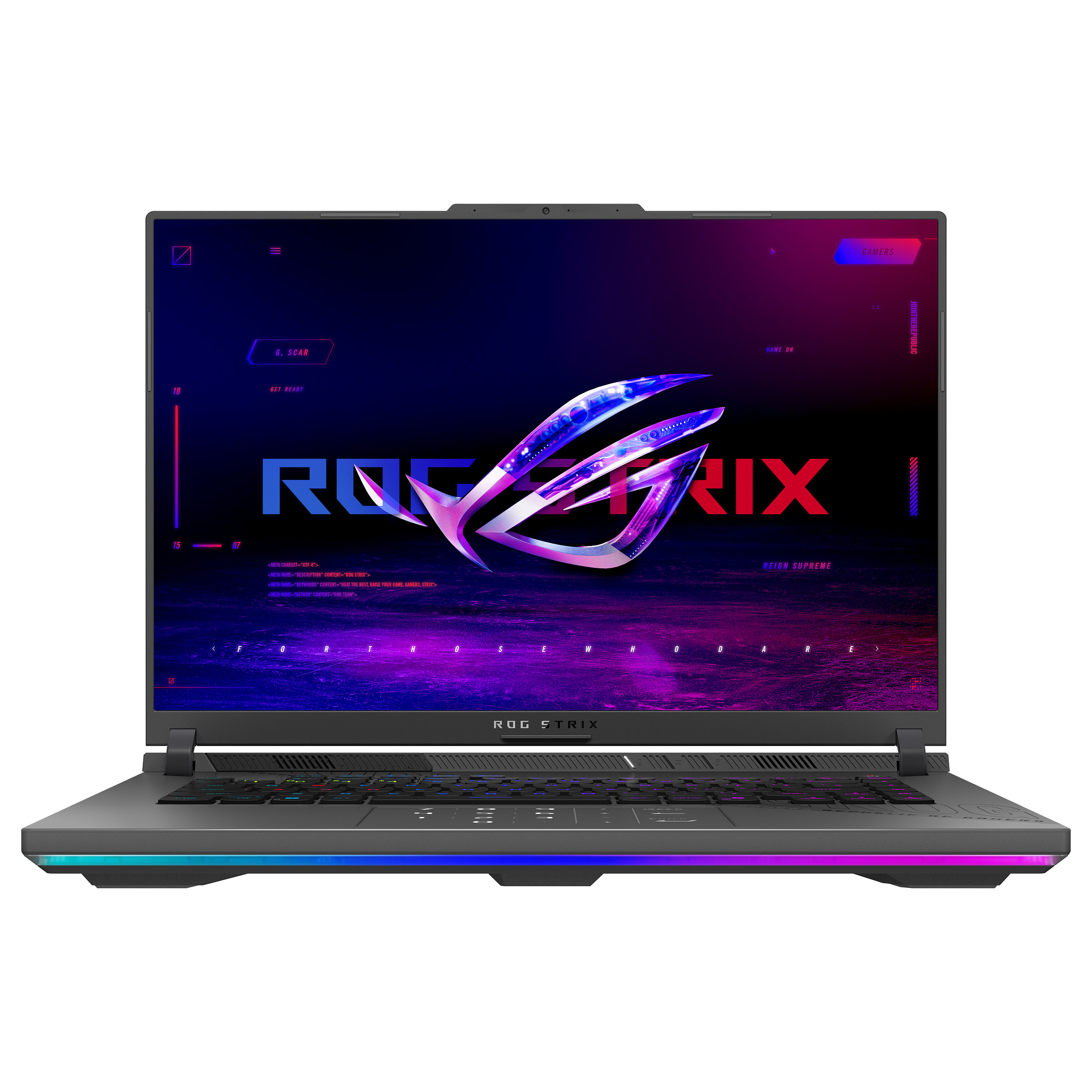 Laptop ASUS ROG Strix G16 G614PP-RV031W (16", AMD Ryzen 9 8940HX, 16 GB RAM, SSD 1 TB, NVIDIA GeForce RTX 5070, Windows 11 Home, Non-HR tipkovnica)-1
