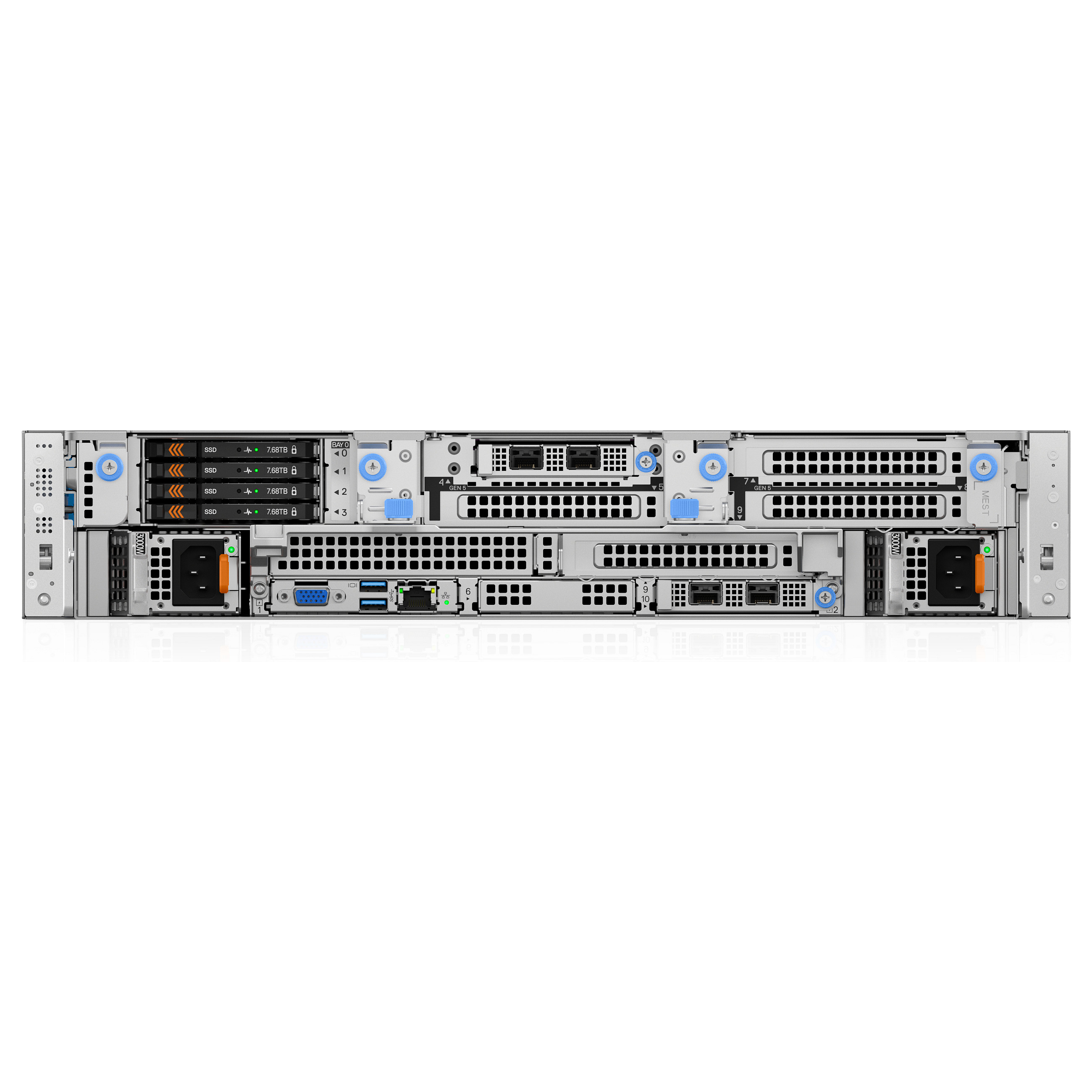 Server Dell PowerEdge R570 Smart Selection Intel Xeon 6507P 32GB 960GB SSD SATA 2x1100W H965i 3Yr Basic NBD-3